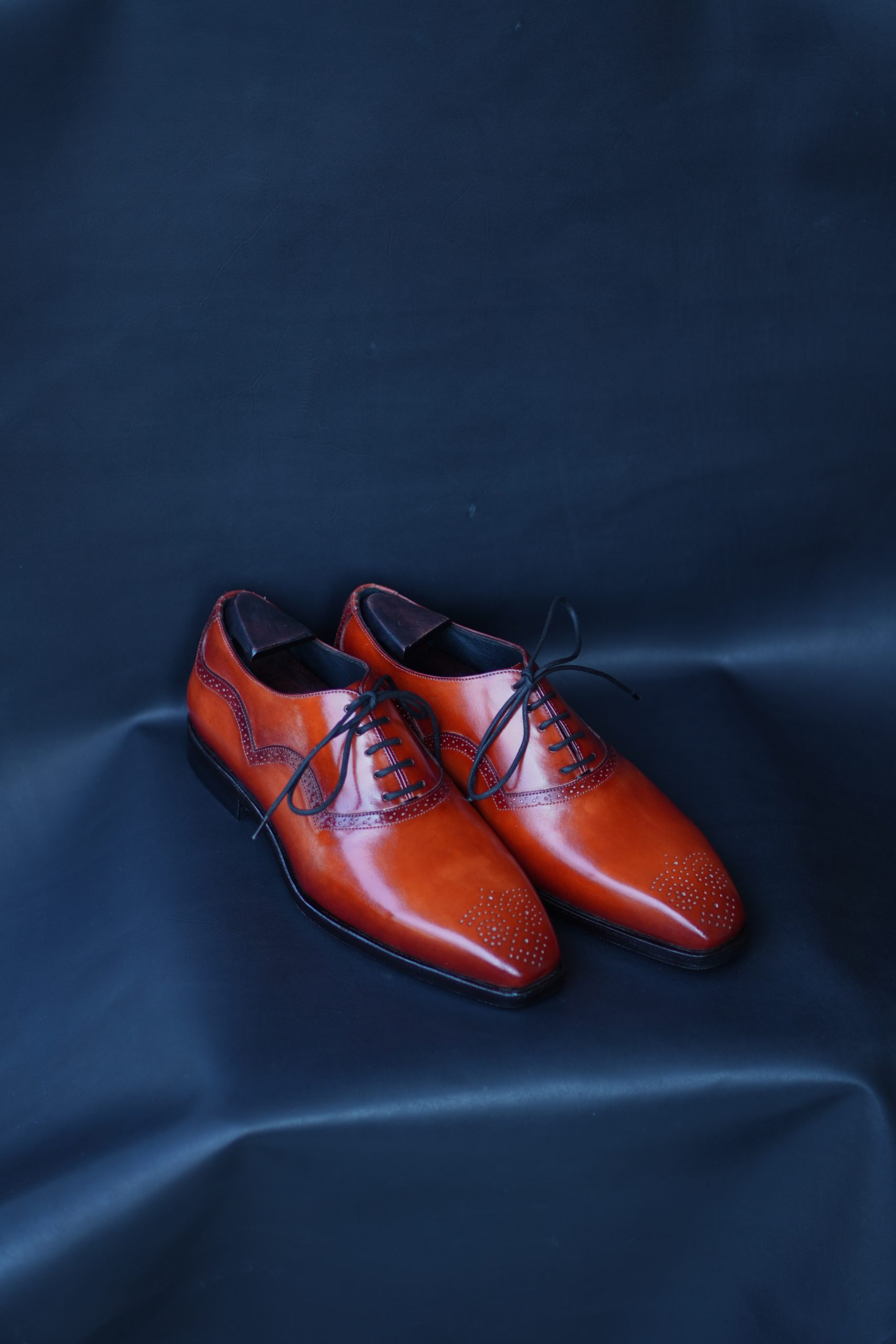 Tan Patina- Long Wing Adelaide Oxfords.