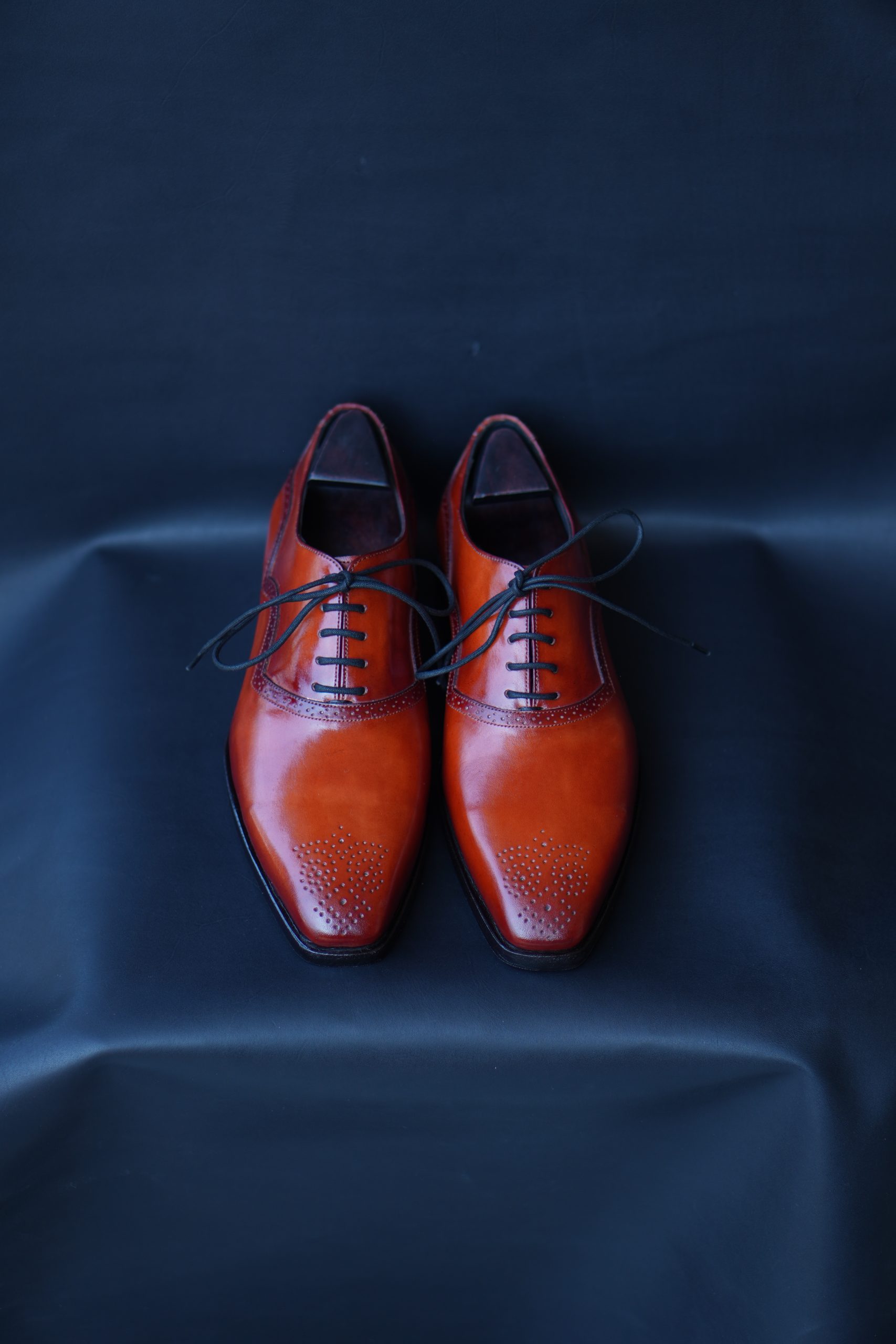 Tan Patina- Long Wing Adelaide Oxfords. - Image 2
